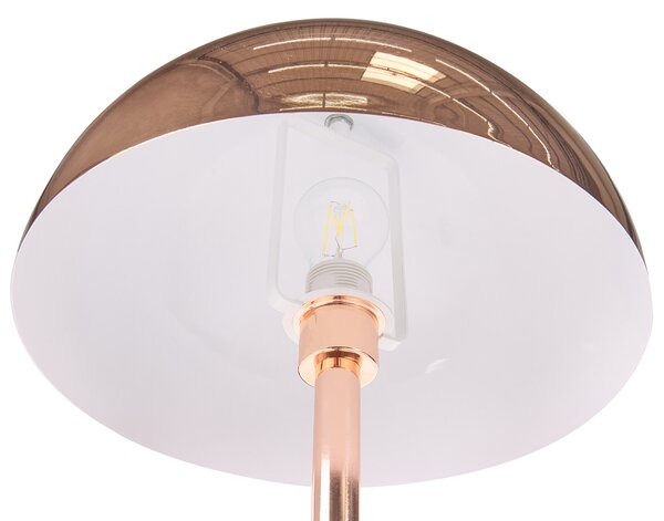 Stojací lampa MACASIA Kov Měděná