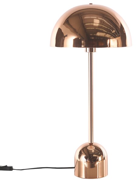 Stolní lampa MACASIA Kov Měděná