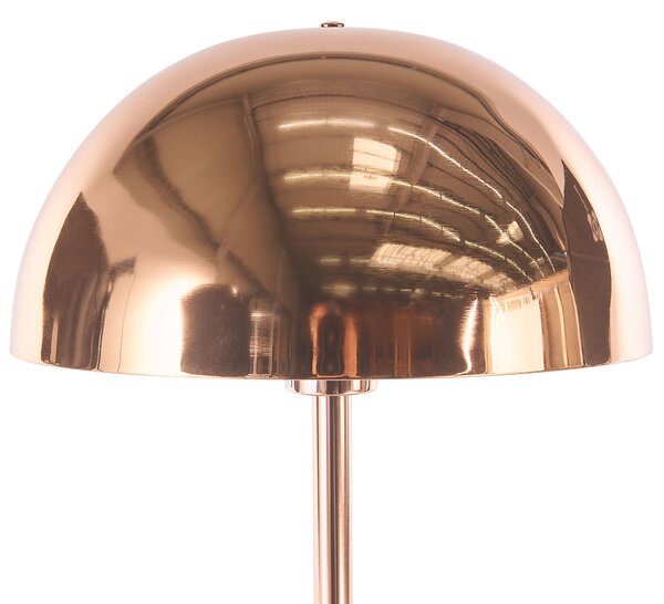 Stolní lampa MACASIA Kov Měděná