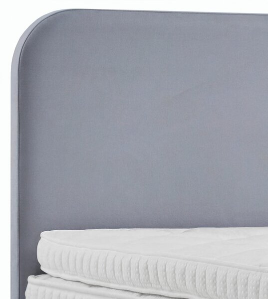 POSTEL BOXSPRING, 180/210 cm, světle šedá MID.YOU - Online Only postele, Online Only