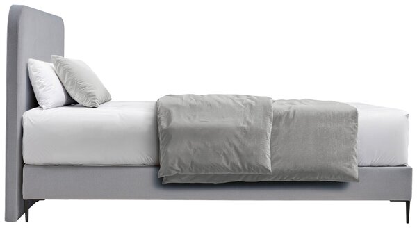 POSTEL BOXSPRING, 180/210 cm, světle šedá MID.YOU - Online Only postele, Online Only