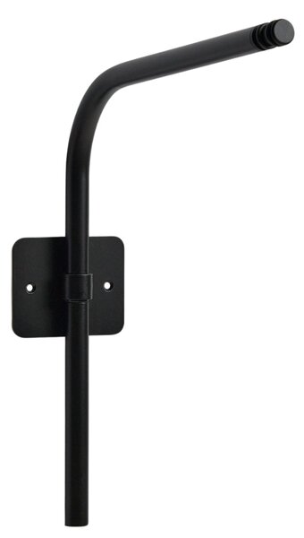 Kave Home Černý kovový nástěnný držák na zahradní LED lampu Nali