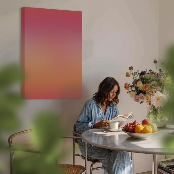 Tištěný obraz na plátně 70x100 cm Pink Aura – Styler