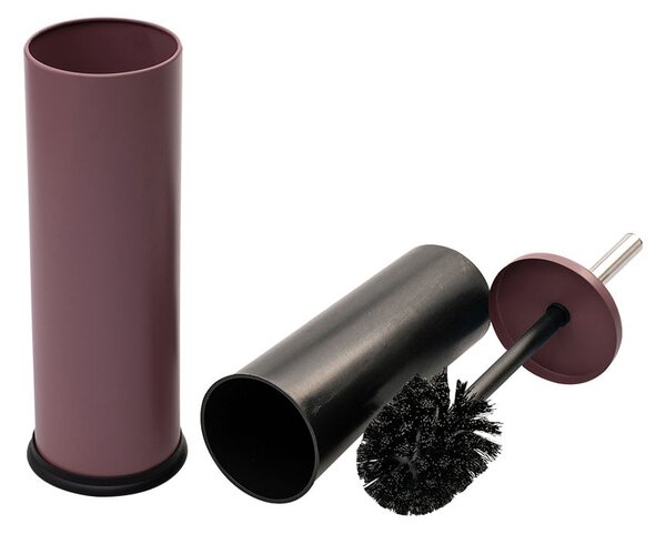 WC kartáč Classic Matte, růžová/s chromovými prvky