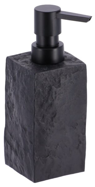 Dávkovač mýdla Matty, černá/s černými prvky, 260 ml