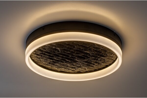 Rabalux 71523 - LED Stm stropní sv TIMMO 24W/230V 3000-6500K pr. 40 cm černá+DO