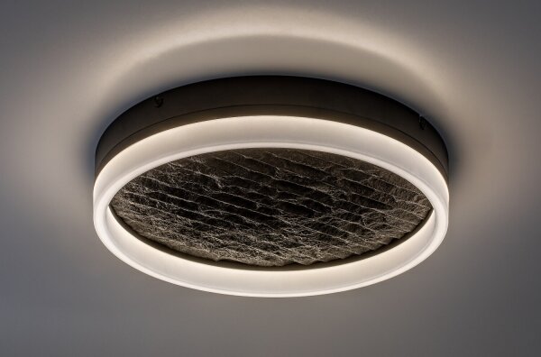 Rabalux 71523 - LED Stm stropní sv TIMMO 24W/230V 3000-6500K pr. 40 cm černá+DO