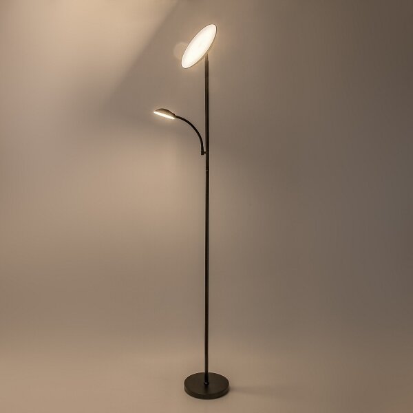 Rabalux 74084 - LED Stm stojací lampa HALINA 23W/230V 3000/4200/6500 černá