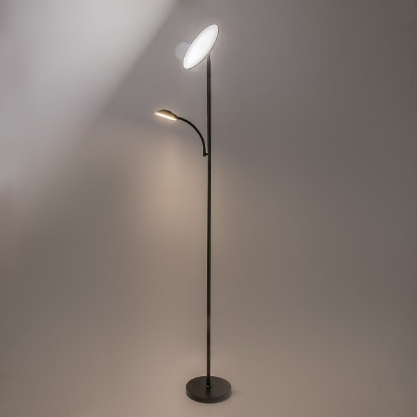 Rabalux 74084 - LED Stm stojací lampa HALINA 23W/230V 3000/4200/6500 černá