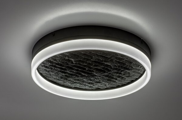 Rabalux 71523 - LED Stm stropní sv TIMMO 24W/230V 3000-6500K pr. 40 cm černá+DO