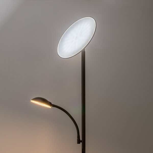 Rabalux 74084 - LED Stm stojací lampa HALINA 23W/230V 3000/4200/6500 černá