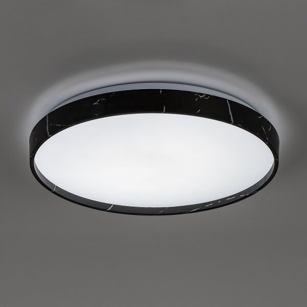 Rabalux 71517-LED Stm stropní sv TERESIA 24W/230V 3000-6500K pr. 38 cm černá+DO