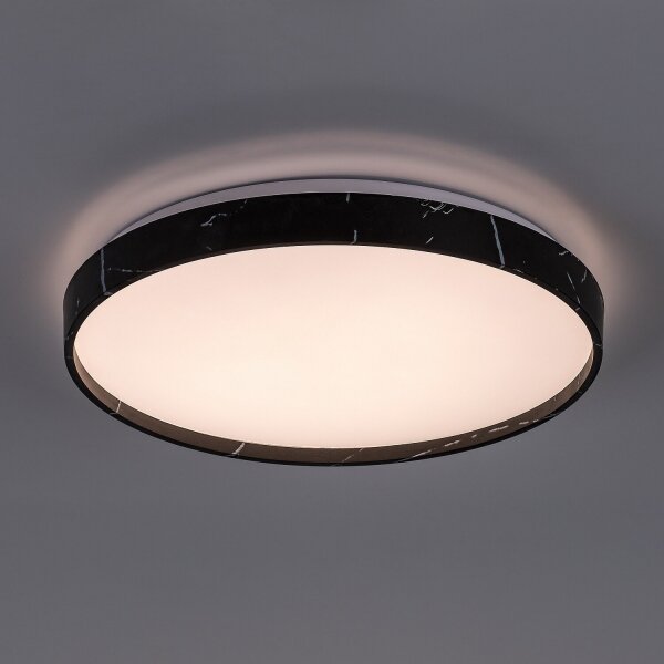 Rabalux 71517-LED Stm stropní sv TERESIA 24W/230V 3000-6500K pr. 38 cm černá+DO