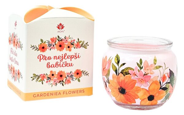 Arôme Vonná svíčka ROSE PETAL - Pro nejlepší babičku 90g