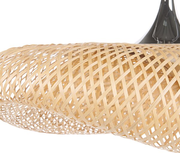 Závěsná lampa BOYNE Bambus Světle hnědá