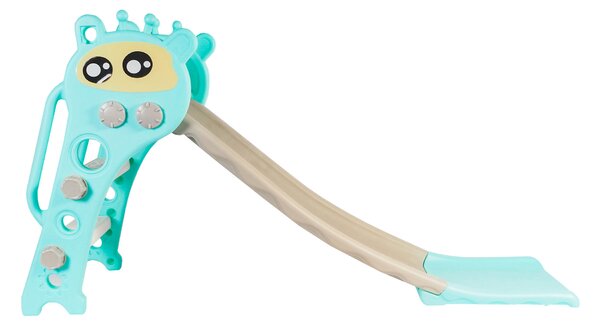 Aga4Kids Skluzavka s madlem 120 cm DS3702 Světle modrá