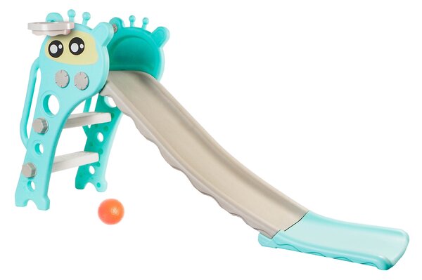 Aga4Kids Skluzavka s madlem 120 cm DS3702 Světle modrá