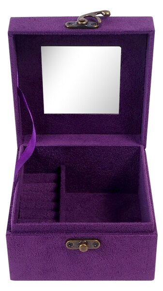 Aga Šperkovnice 12,2x12,2x8,5 cm Fialová