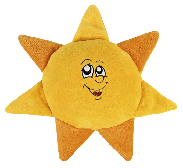 Tvarovaný polštářek sluníčko