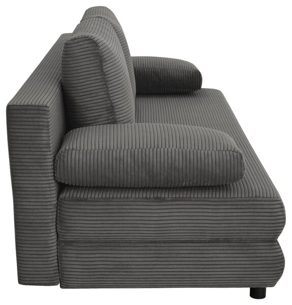ROZKLÁDACÍ POHOVKA, textil, tmavě šedá home24 - Rozkládací sedačky
