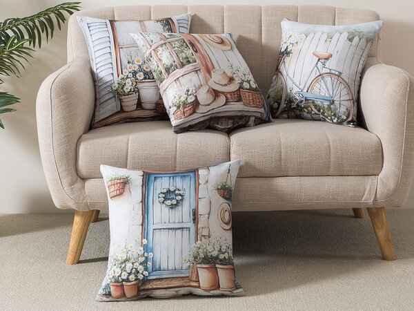 XPOSE® Set povlaků na polštář VALENTINA (digitální tisk) 43x43 cm - set 4 ks