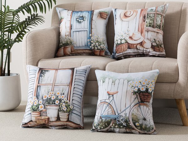 XPOSE® Set povlaků na polštář VALENTINA (digitální tisk) 43x43 cm - set 4 ks