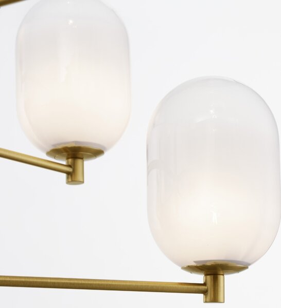 Nova Luce Skleněné závěsné světlo Balor 100 cm