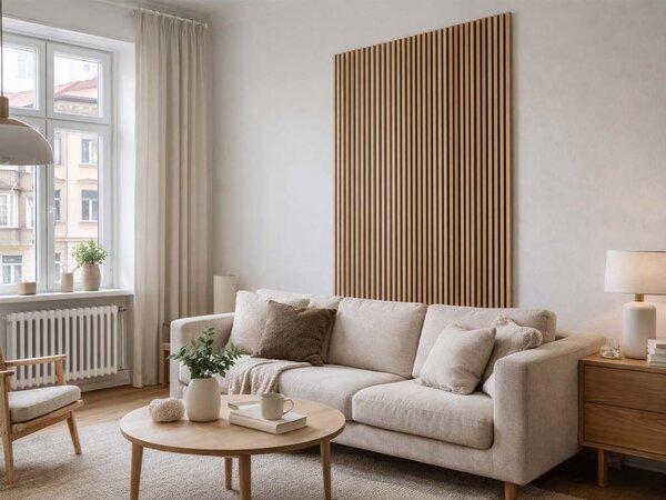 Akustický panel LEGI Home 60 x 270 cm, přírodní