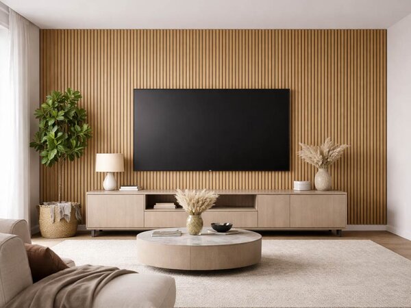Akustický panel LEGI Home 60 x 270 cm, přírodní