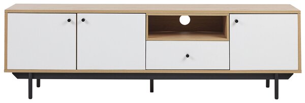 TV stolek ITACA Hnědá/Bílá
