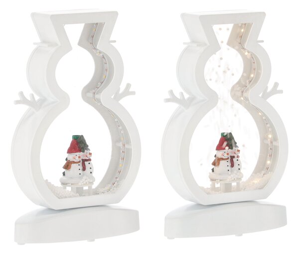 Aga Dekorativní vánoční LED lampa Sněhulák