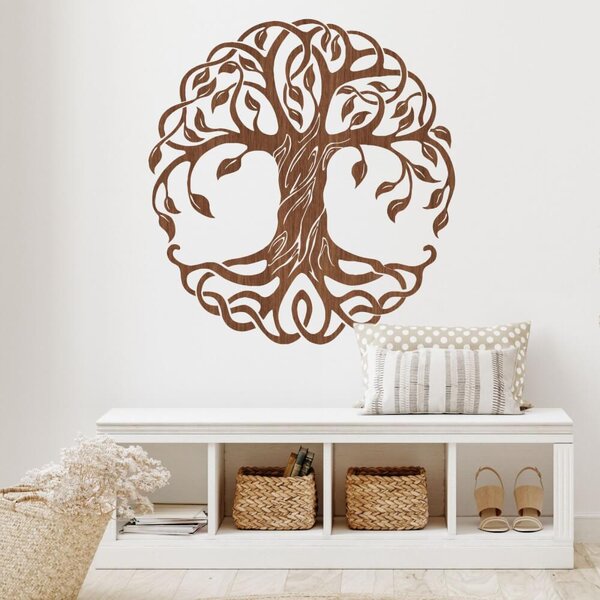 INSPIO - výroba dárků a dekorací - Dekorace na zeď do chodby a ložnice, dřevěný strom života