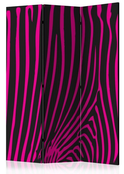 Paraván - Vzor zebra (fialová) 135x172