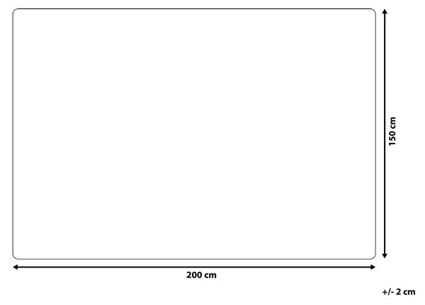 Přikrývka na postel KUDELI Umělá kožešina 150 x 200 cm Hnědá