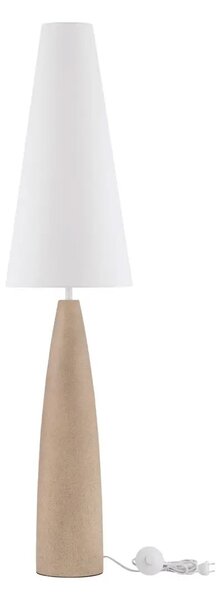 Moderní stojací lampa Mizu bílá