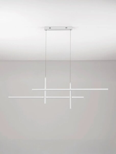 Moderní LED lustr Antama bílá