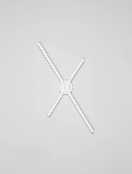 Designové LED nástěnné svítidlo Akro bílá