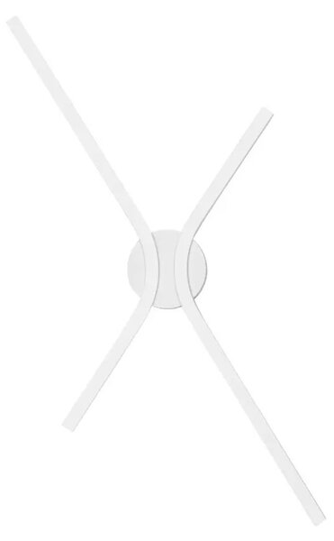 Designové LED nástěnné svítidlo Akro bílá