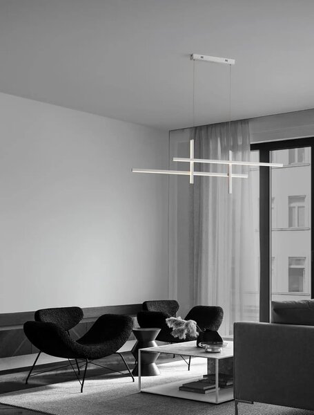 Moderní LED lustr Antama bílá