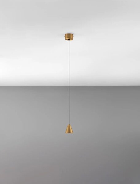 Moderní LED lustr Irmos zlatá