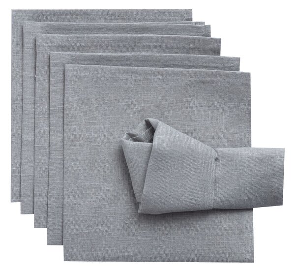 Sada ubrousků 6 ks 42x42cm Linen 159-10