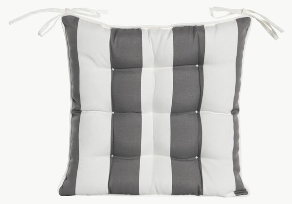 Interiérový/exteriérový pruhovaný podsedák na židli Stripes