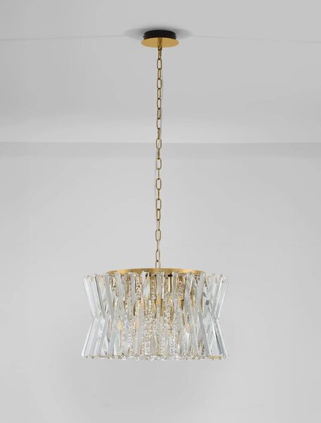 Moderní lustr Estrella mosaz (9180894)
