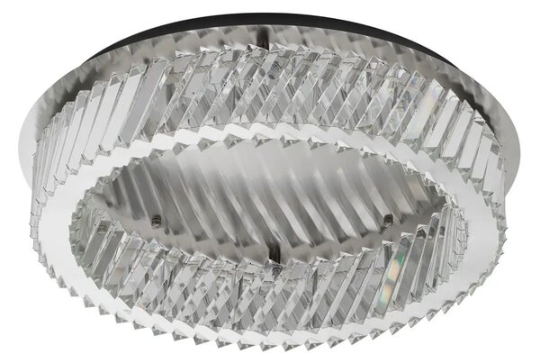 Moderní LED stropní svítidlo Arietta nikl 34W – Šedá (9333088)
