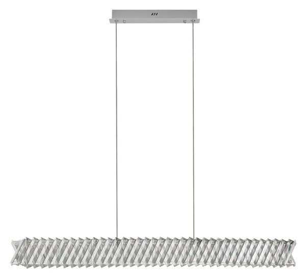 Designový LED lustr Arietta nikl 28W – Šedá