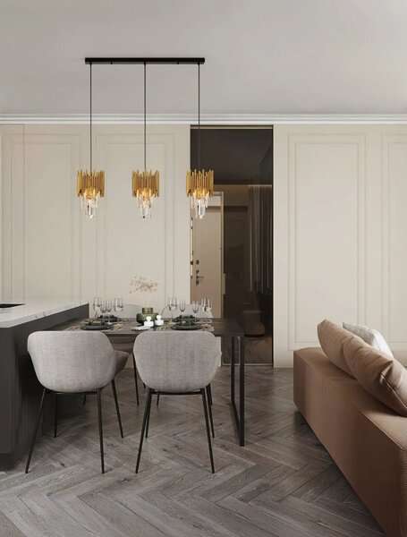 Designový lustr Magnolia černá 3