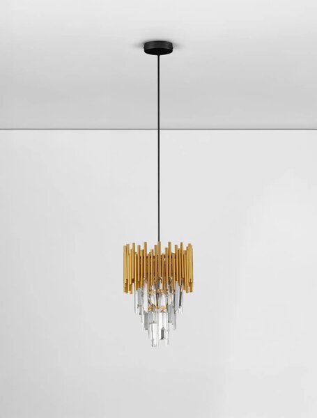 Designový lustr Magnolia černá