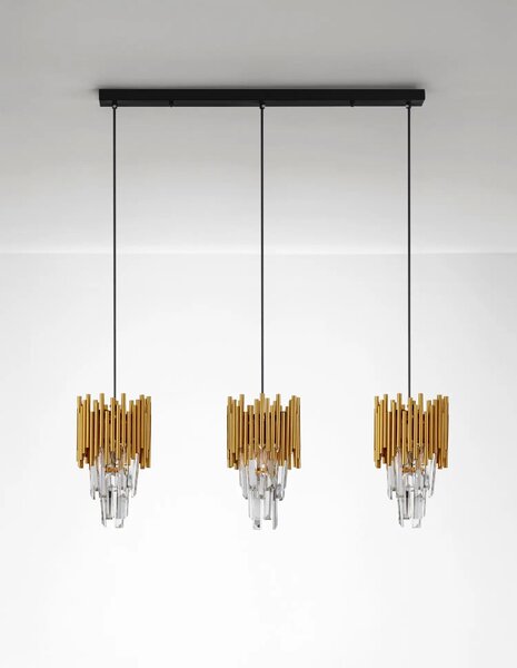 Designový lustr Magnolia černá 3