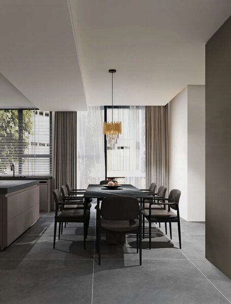 Designový lustr Magnolia černá
