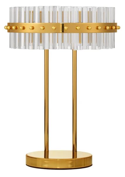 Moderní LED stolní lampa Kezo zlatá